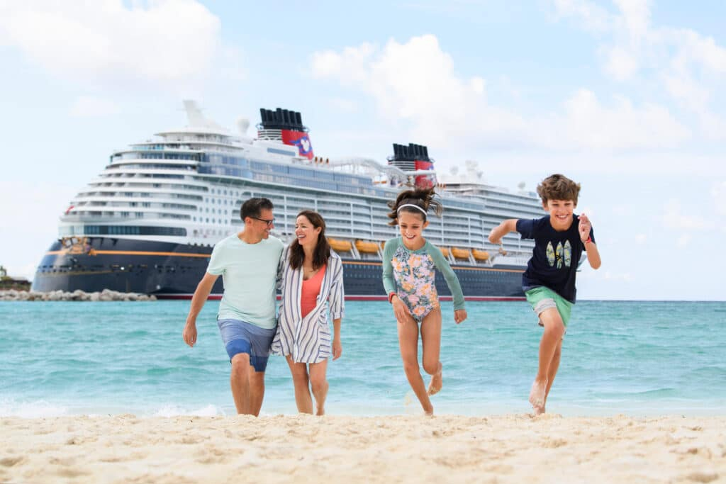 Disney Wish Cruise Line at Castaway Cay