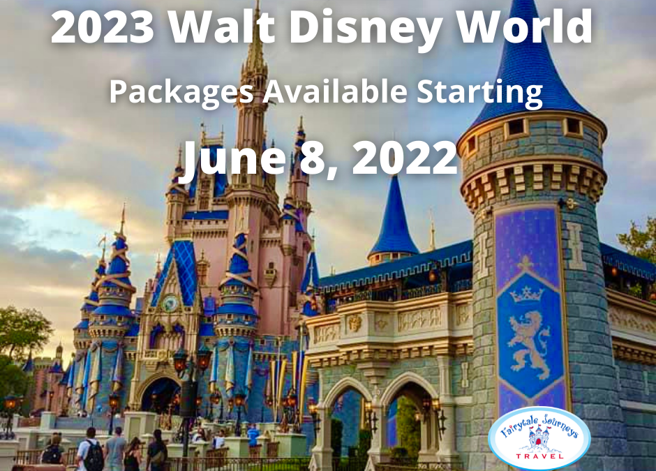 Breaking News! 2023 Walt Disney Packages