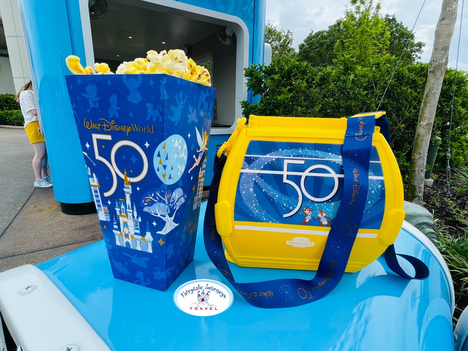 Disney's 50th Anniversary Skylner Popcorn Bucket