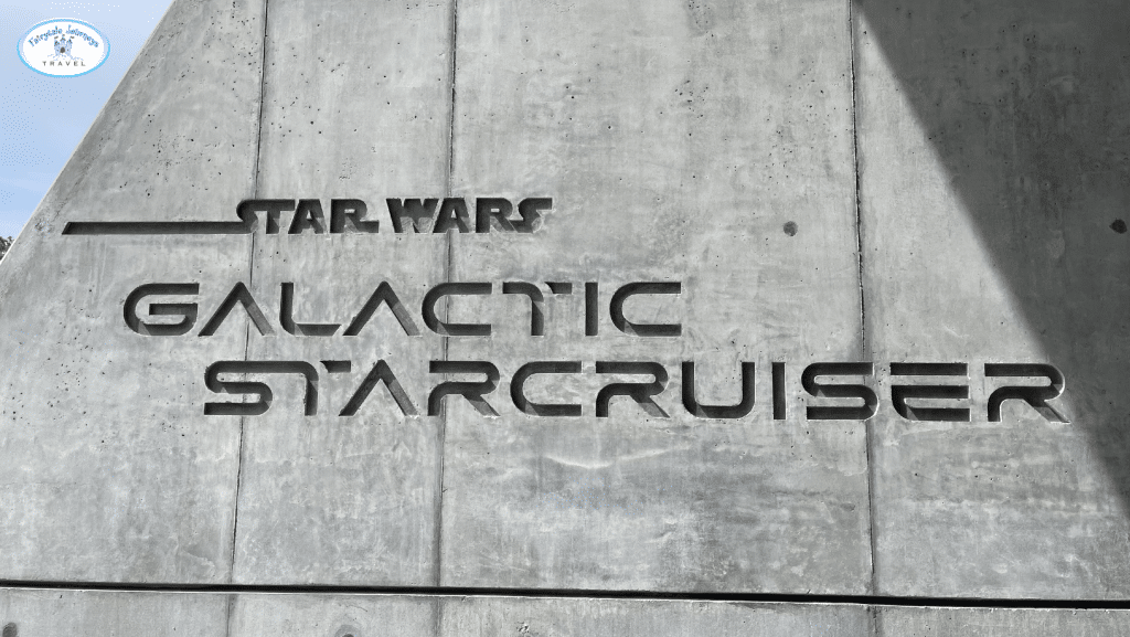 Galactic Starcruiser Entrance Sign