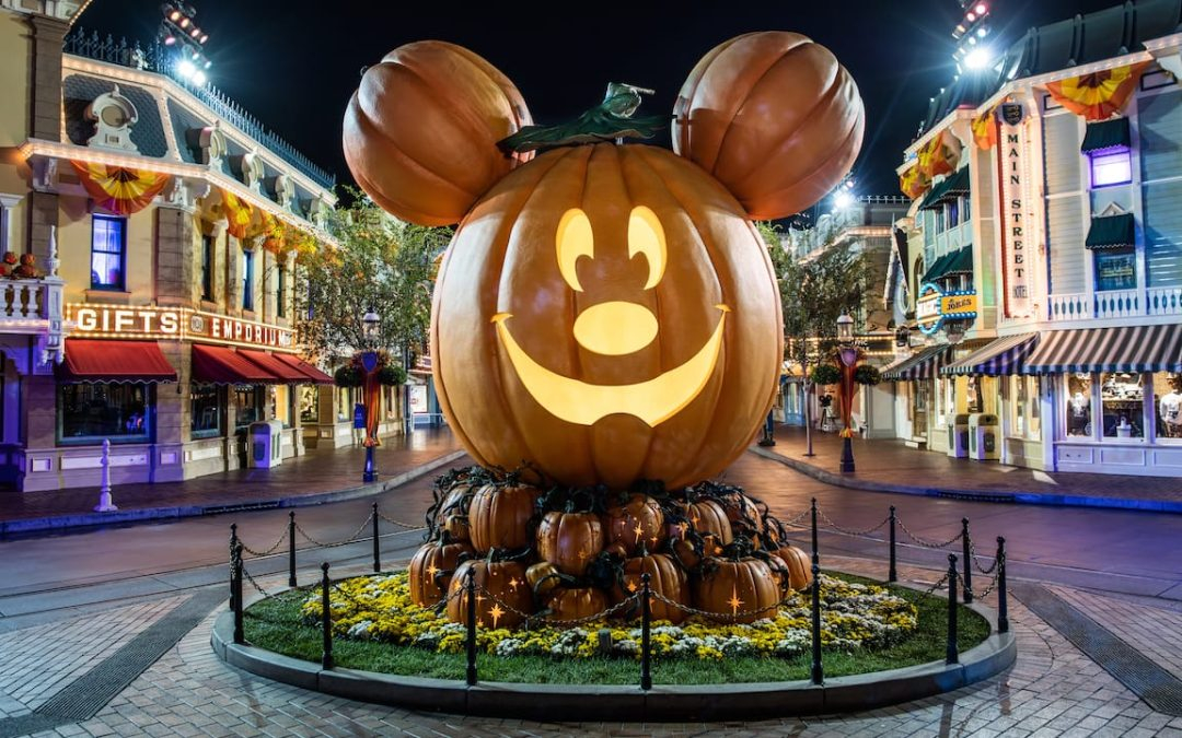 Giant Mickey Pumpkin returns to Disneyland