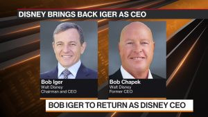 Bob Iger and Bob Chapek