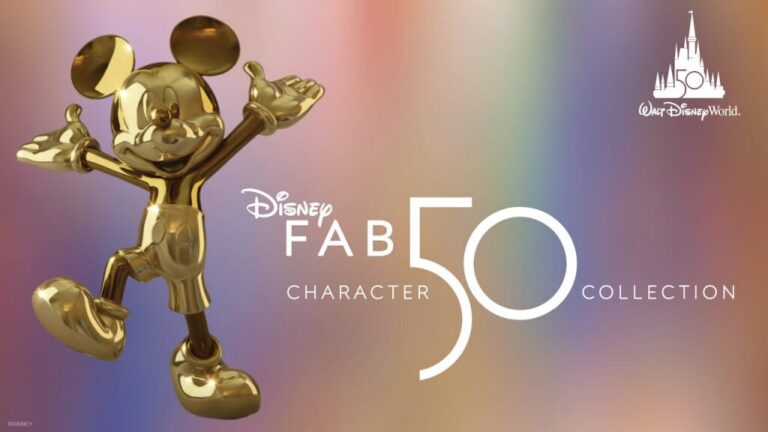 Walt Disney Fab 50 Anniversary Sculptures