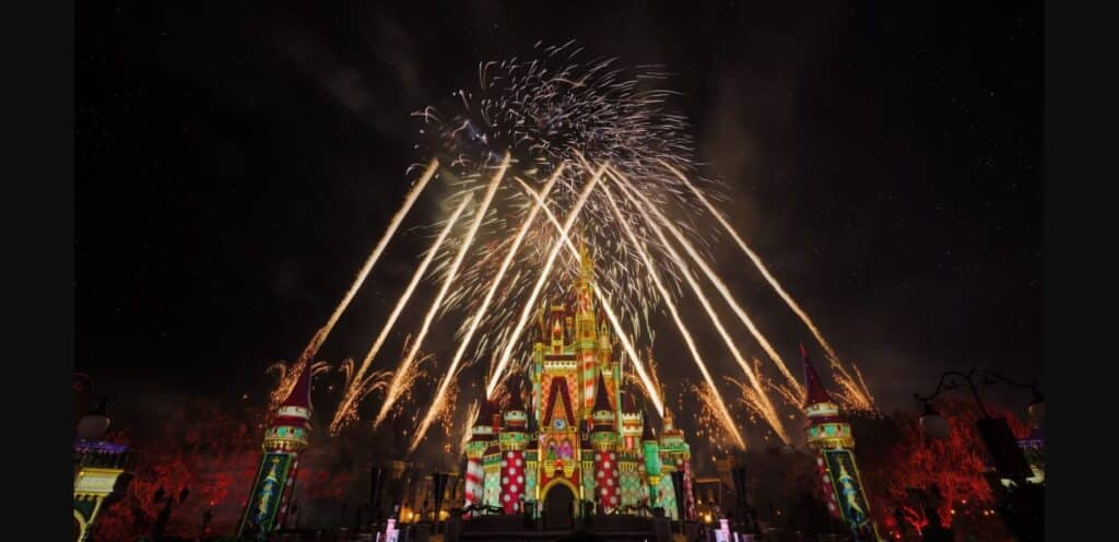 Minnie's Wonderful Christmastime Fireworks